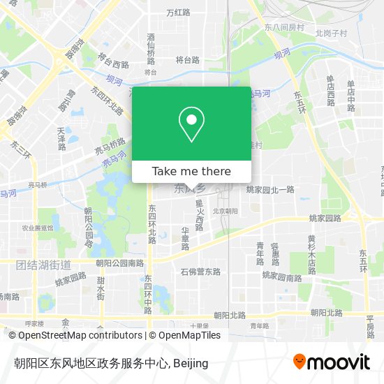 朝阳区东风地区政务服务中心 map