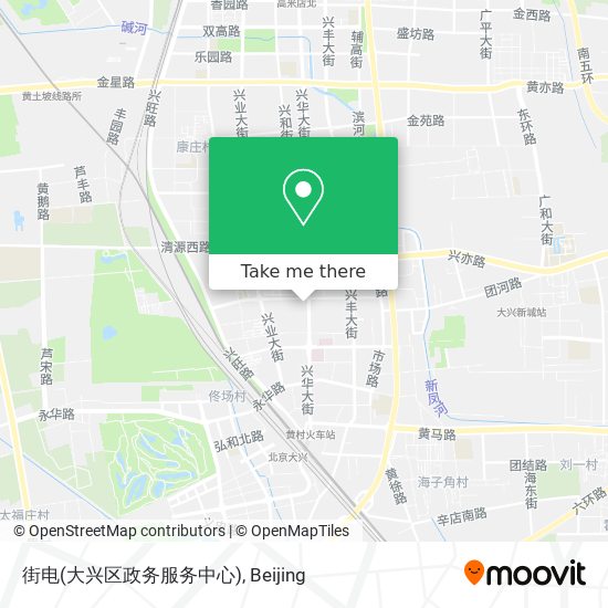 街电(大兴区政务服务中心) map