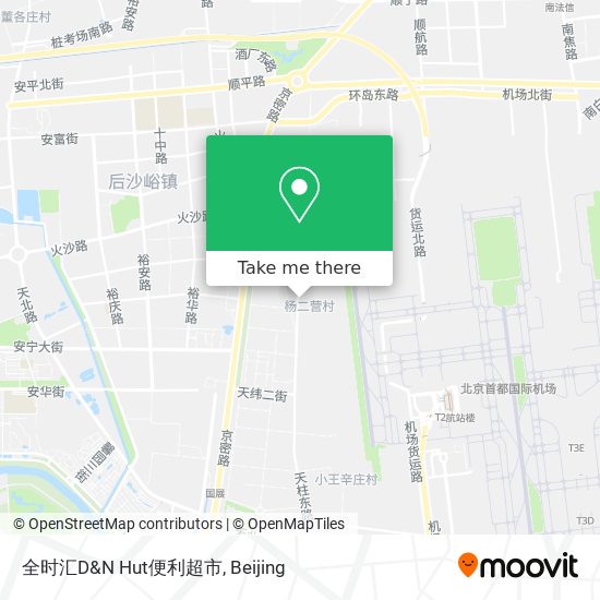 全时汇D&N Hut便利超市 map