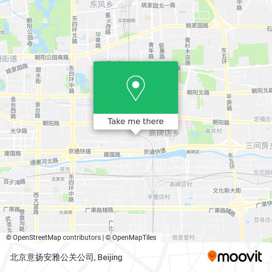 北京意扬安雅公关公司 map