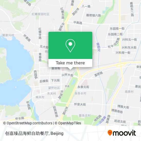 创嘉臻品海鲜自助餐厅 map