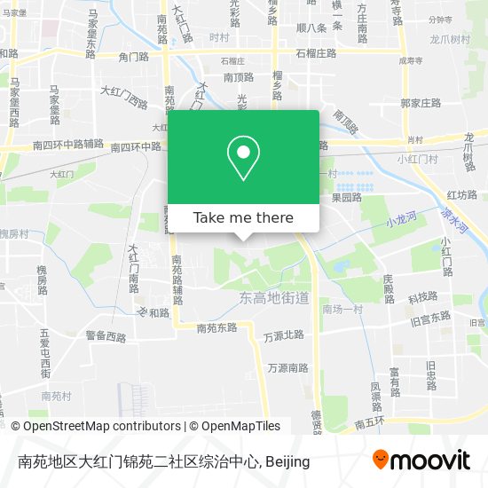 南苑地区大红门锦苑二社区综治中心 map