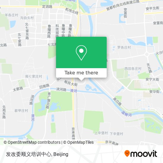 发改委顺义培训中心 map