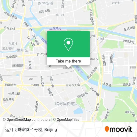 运河明珠家园-1号楼 map