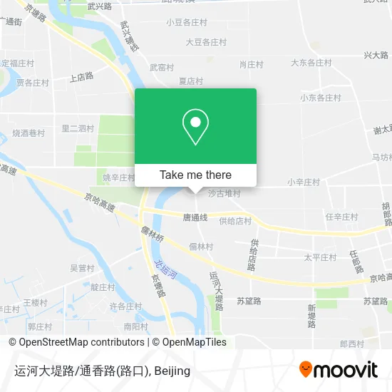运河大堤路/通香路(路口) map