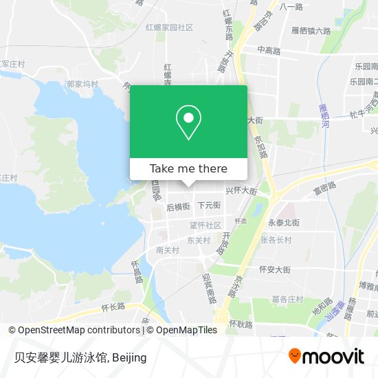 贝安馨婴儿游泳馆 map