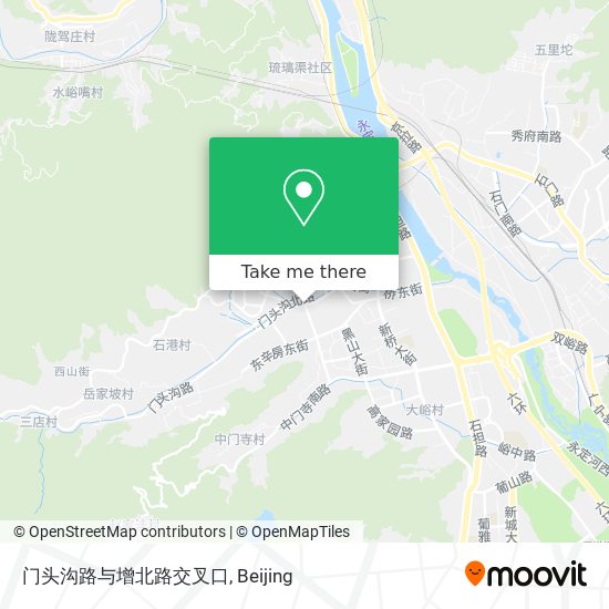 门头沟路与增北路交叉口 map
