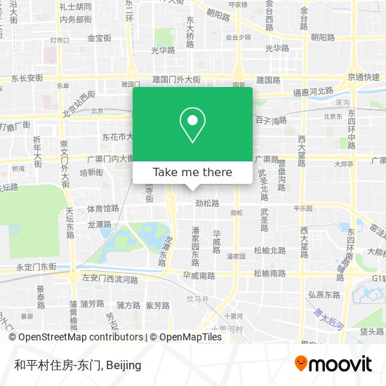 和平村住房-东门 map