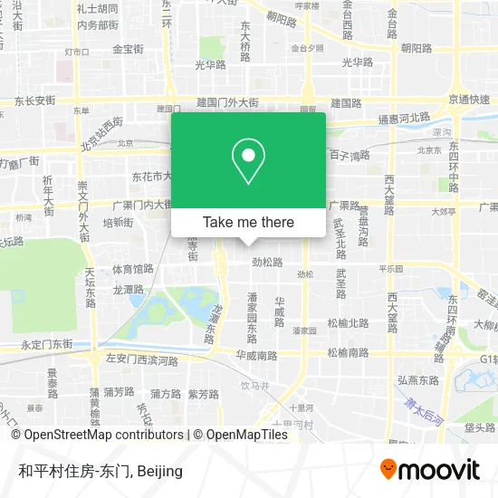 和平村住房-东门 map