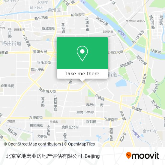 北京富地宏业房地产评估有限公司 map