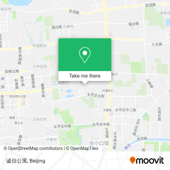 诚信公寓 map