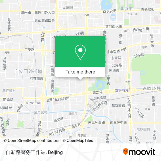 自新路警务工作站 map