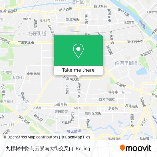 九棵树中路与云景南大街交叉口 map