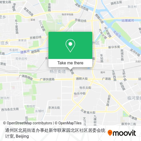 通州区北苑街道办事处新华联家园北区社区居委会统计室 map