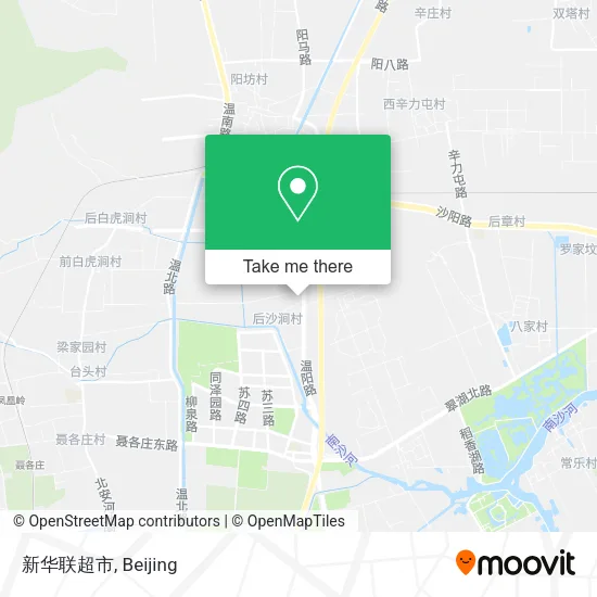 新华联超市 map