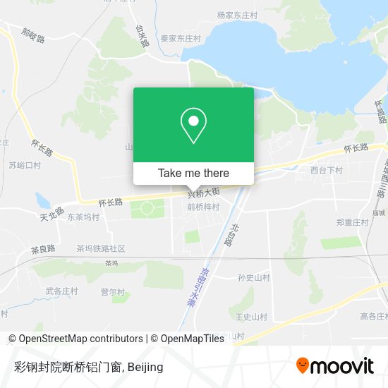 彩钢封院断桥铝门窗 map
