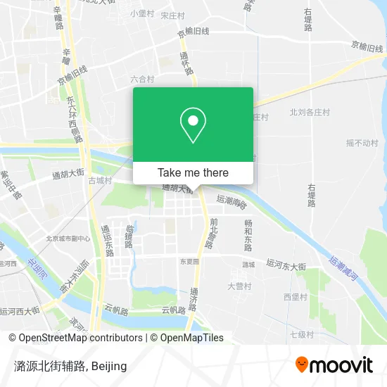 潞源北街辅路 map