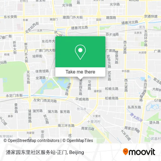 潘家园东里社区服务站-正门 map