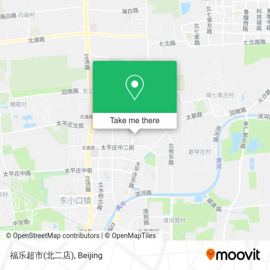 福乐超市(北二店) map