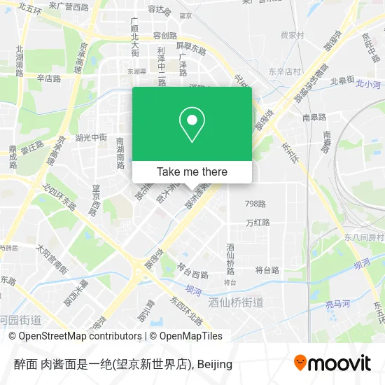 醉面 肉酱面是一绝(望京新世界店) map