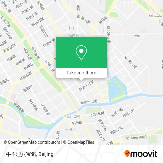 牛不理八宝粥 map