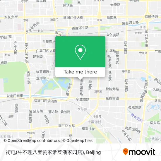 街电(牛不理八宝粥家常菜潘家园店) map