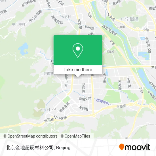 北京金地超硬材料公司 map
