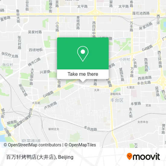 百万轩烤鸭店(大井店) map