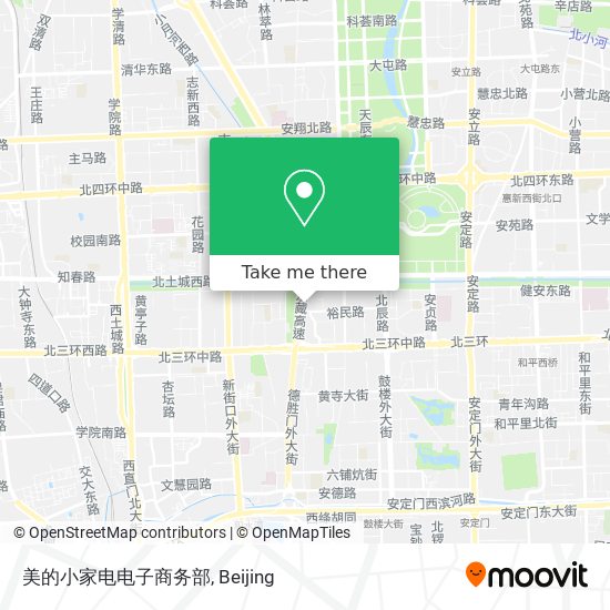 美的小家电电子商务部 map