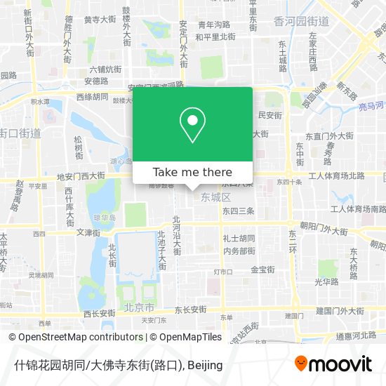 什锦花园胡同/大佛寺东街(路口) map