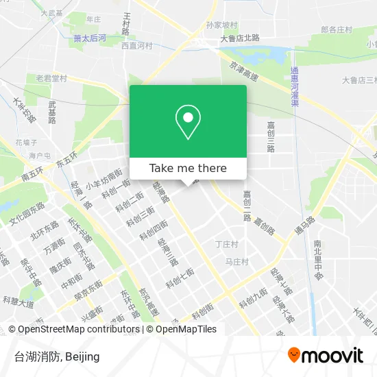 台湖消防 map