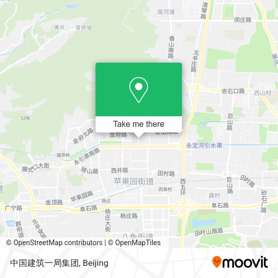 中国建筑一局集团 map