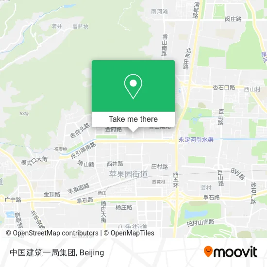 中国建筑一局集团 map