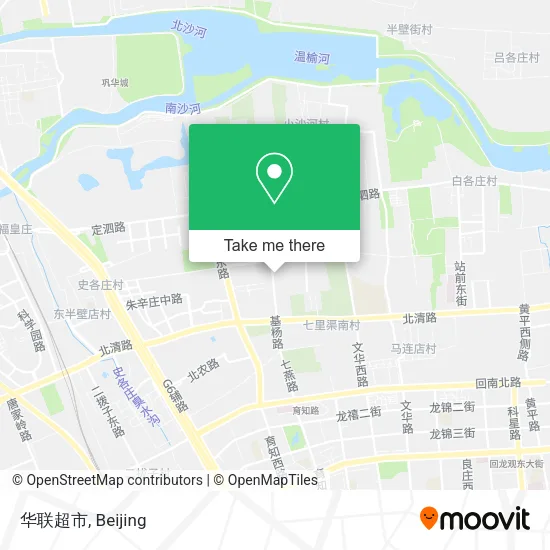 华联超市 map