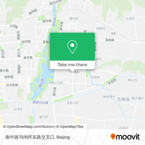 南中路与内环东路交叉口 map