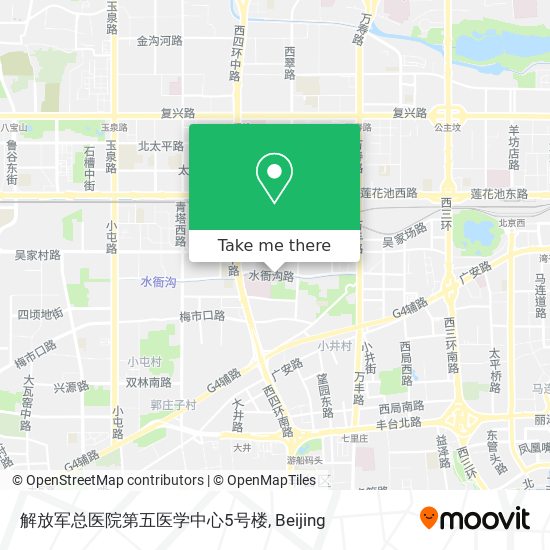解放军总医院第五医学中心5号楼 map