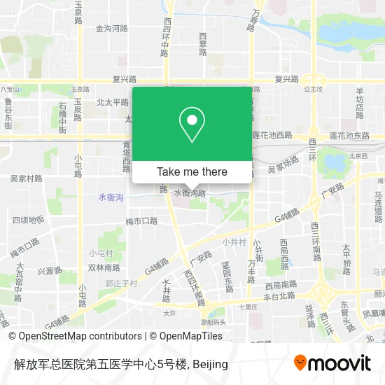 解放军总医院第五医学中心5号楼 map