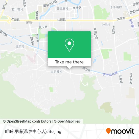 呷哺呷哺(温泉中心店) map