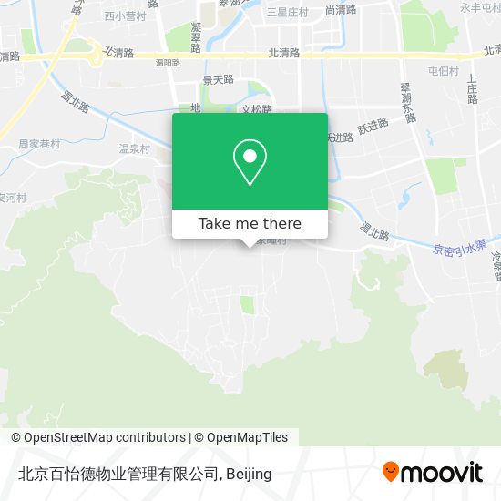 北京百怡德物业管理有限公司 map