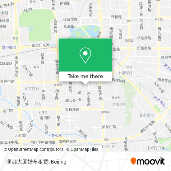 润都大厦婚车租赁 map