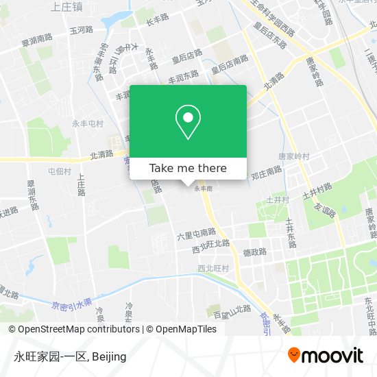 永旺家园-一区 map