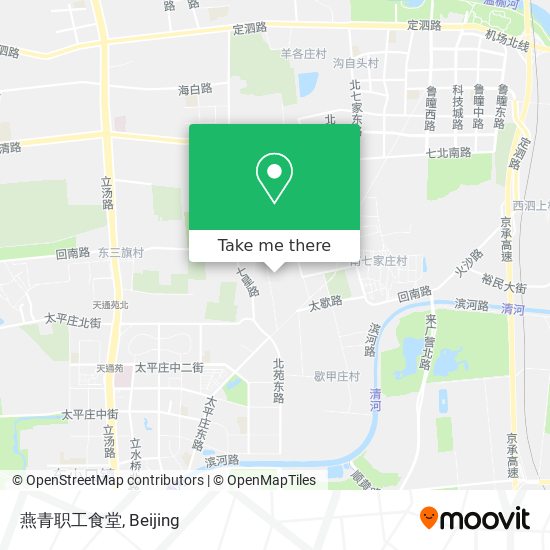 燕青职工食堂 map