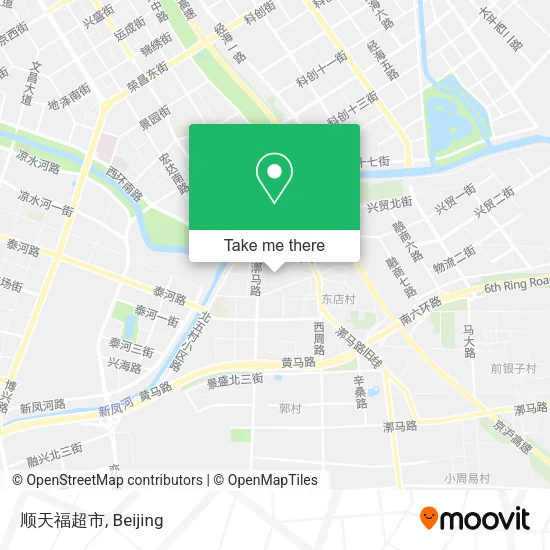 顺天福超市 map