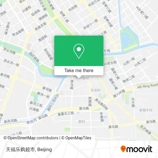 天福乐购超市 map