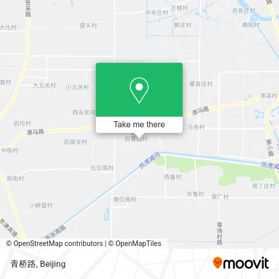 青桥路 map