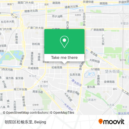 朝阳区松榆东里 map