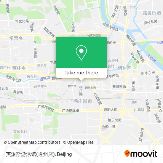 英派斯游泳馆(通州店) map