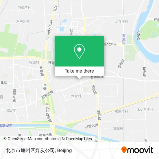 北京市通州区煤炭公司 map