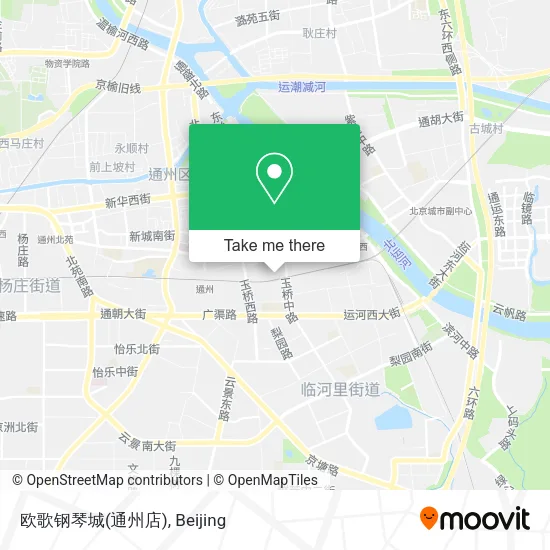欧歌钢琴城(通州店) map
