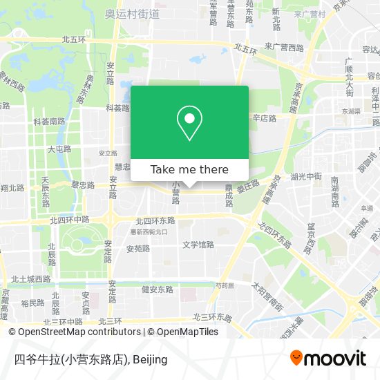 四爷牛拉(小营东路店) map